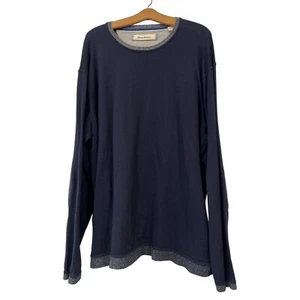 Tommy Bahama Crew Neck Pullover Sweater Mens XXL Elbow Patch Cashmere Blend Knit - Picture 1 of 9