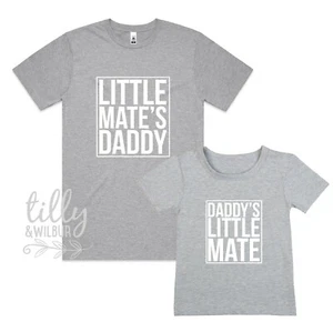 Daddy's Little Mate, Little Mate's Daddy Father's Day Gift, Matching Father Son - Bild 1 von 5
