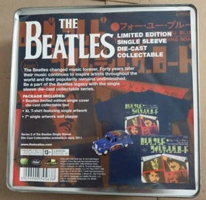 The Beatles Taxi For You Blue Long Winding Road Blechbox Auto Single XL Tshirt - Bild 1 von 12