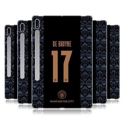 MAN CITY FC 2020/21 PLAYERS AWAY KIT GROUP 1 SOFT GEL CASE FOR SAMSUNG TABLETS 1 - Image 1 of 4