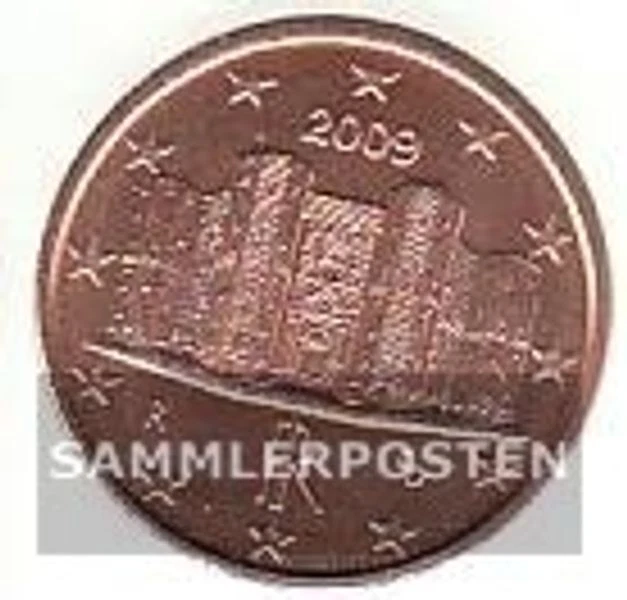 Italie je 1 2009 brillant universel (BU) 2009 monnaie en cours legal 1 cent - Photo 1/1