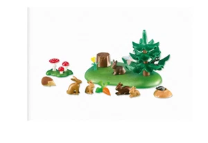 Playmobil 6264 (P4L) Small Woodland Animals Set w/Tree Mushroom(JSF6) New in Bag - Picture 1 of 6