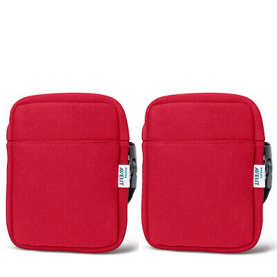 2x Avent Neoprene ThermaBag Warmer Baby Bottle Insulated/Thermo Bag Hot/Cold Red • 72$