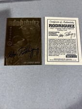 ⚾️1996 Bleachers Alex Rodriguez 23 Karat Gold Foil #/10000 W/C.O.A.