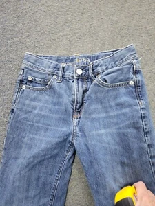 Gap Kids Plaid Lined Medium Wash Jeans Size 14 Regular - Picture 1 of 11