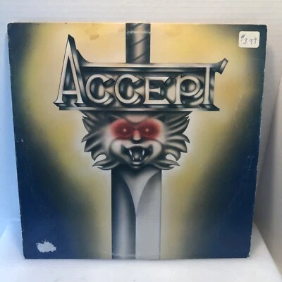Accept ‎– Accept Vinyl Record LP Passport Records ‎– PB  9849 1980 Tested Foto 1 de 4