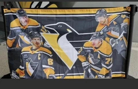 Pittsburgh Penguins Reverse Retro Banner Sidney Crosby - 2022-2023 charity bag Cover