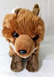 Miyoni by Aurora Red FOX Plush Sitting 8" Soft Stuffed Animal Toy Pet Lovey - Picture 1 of 10