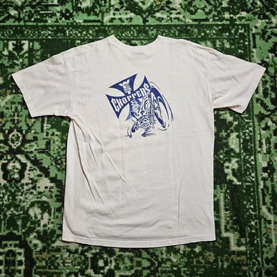 Camisa De Colección West Coast Choppers Grande Jesse James Blanca Para Hombres Motociclista Foto 1 de 4