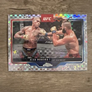 ALEX PEREIRA X-Fractor 2025 Topps Cromo UFC Mega #2 - Imagen 1 de 2