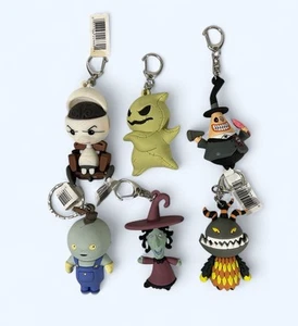 DISNEY NIGHTMARE BEFORE CHRISTMAS BAG CLIP LOT 6 - Picture 1 of 3