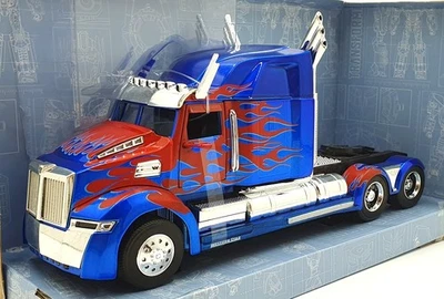 Jada 1/24 Scale Approx 98403 - Transformers Optimus Prime Western Star 5700 XE - Image 1 of 4