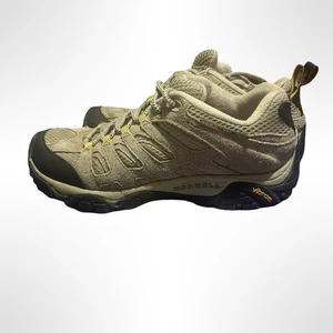Merrell Moab Ventilador Zapatos de Senderismo Para Mujer’s 9 Marrón Gamuza Malla Vibram Continuum - Imagen 1 de 8