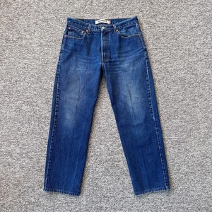 Levis 550 Relaxed Fit 34x30 Straight Leg Blue Medium Wash 100% Cotton Jeans - Picture 1 of 16