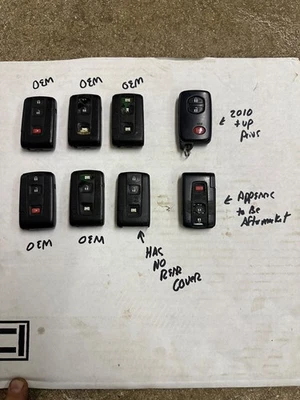 (ЛОТ ИЗ 8) 2004-2009 Toyota Prius Smart дистанционный брелок лот OEM СЛЕСАРЬ - Изображение 1 из 4