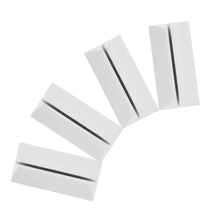 Base de bisel de escritorio de 4 piezas soporte de partición móvil soporte divisor - Imagen 1 de 12