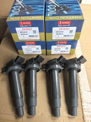 Bobinas de encendido DENSO x4 originales para Toyota Solara 2004-2008 3,3 L V6- 90919-02244 Foto 1 de 4