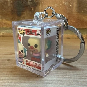 Funko Bitty Pop! The Simpsons Krusty Clown Chase Set Hard Case Key ring - Picture 1 of 4