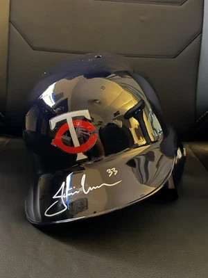 Justin Morneau Autographed Full Size Twins Batting Helmet - Image 1 of 4