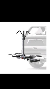 Rockland Foldable 2-Bike Rack with Lock, 200 lbs Capacity, Hitch Mount Bike R... - Picture 1 of 8