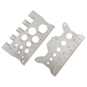 Compact and Lightweight 2PCS Screw Thread Pitch Gauge Ruler for Convenient Use - Picture 1 of 24