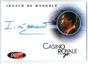 JAMES BOND IN MOTION A92 ISAACH DE BANKOLE AS STEVEN OBANNO AUTOGRAPH LIMITED