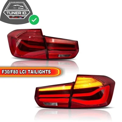 LCI Style Tail Lights & LED Indicators for BMW 3 Series F30 Sedan & F80 M3 - Image 1 of 4