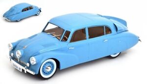 Model Car Scale 1:18 Tatra 87 Blue vehicles road collection vintage