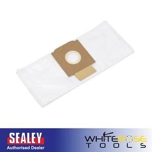 Sealey M Class Cloth Bag PC150BV PC150BV110V BuilderVac Vacuum Cleaner 5 Pack - Picture 1 of 2