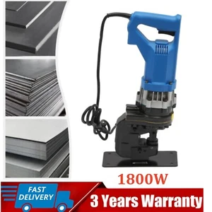 110V Portable Electric Hydraulic Hole Puncher Knockout Punch Punching 5 Set Dies - Picture 1 of 19
