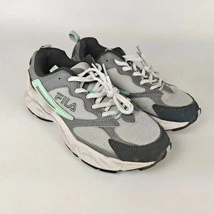 Fila Mujer Recolector Verde Blanco Zapato para Correr Caminar 5RM01348 Cuero Talla 6 - Imagen 1 de 7