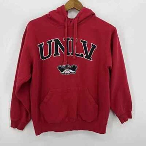 UNLV Runnin' Rebels Hoodie Adult Size XS Red Pullover Embroidered Logo NCAA - Picture 1 of 11