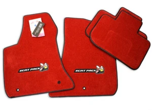 Dodge Charger Scat Pack Bee Floor Mats Red 4PC Upgraded Nice Premium32oz InStock - Picture 1 of 5