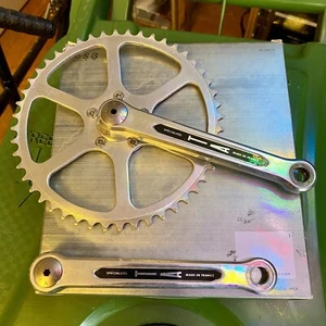 VINTAGE TA SPECIALTIES PROFESSIONAL TRACK CRANKSET - 165mm / 48T - CAMPY PISTA - Picture 1 of 13