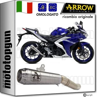 ARROW SCARICO OMOLOGATO PRO-RACE NICHROM YAMAHA YZF R3 2018 18 - Immagine 1 di 4
