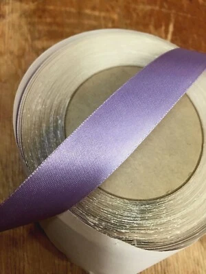 Cinta satinada vintage doble cara 5/8" 1 yarda hecha en Francia Foto 1 de 3