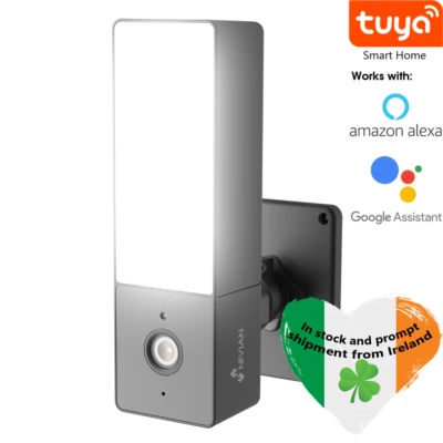 Floodlight Smart Home WiFi 3MP CCTV outdoor security Camera - no monthly costs - Image 1 of 4