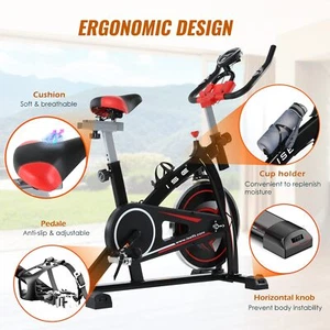 ISE SY-7802 Bici da Fitness CYCLETTE regolabile display LCD volano inerzia 10 kg - Foto 1 di 10
