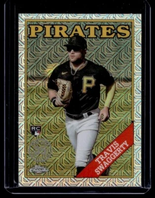 2023 Topps Update Silver Pack Mojo Travis Swaggerty RC Pittsburgh Pirates - Image 1 of 2