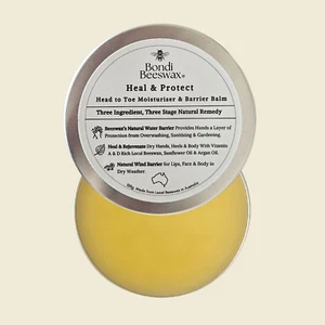 Bondi Beeswax Healing Hand, Heels, Lips & Body, Natural Moisturiser Balm - Picture 1 of 4