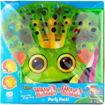 New GLOVE-A-BUBBLE & WAVE-A-BUBBLE Party Pack 5 Wearable Outdoor TOYS Kids NIB - Image 1 of 4