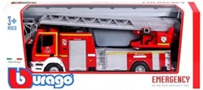 MODELLINO Camion Burago-1/50 Vigili del Fuoco Iveco Magirus 150E 28 32025A - NUO - Immagine 1 di 4