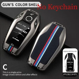 Metal Car Key Case Cover Shell For BMW 5 7 Series GT G11 G12 G31 G32 I8 760Li - Picture 1 of 9