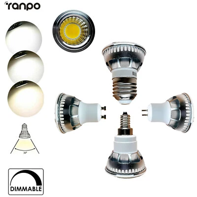 10W Dimmable Led Spotlight Bulb E27 3200K GU10 Bulbs Decoration For Home E14 24V - Image 1 of 4