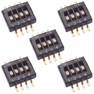 5 x 4 Way Half Pitch SMD DIL Switch 1.27mm - Picture 1 of 1
