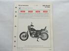 Honda Set-Up Instructions Manual 1983 Vt750c B10850