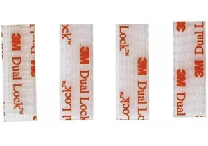 4x EZ Pass IPass FasTrak SunPass Fastlane Mounting Tape 3M Dual Lock - Picture 1 of 8