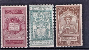 1921 Italy the 600th Anniversary of Death of Dante,set of 3,MH,SG#115-117 - Picture 1 of 3