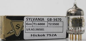 GB 5670 2C51 Gold Brand Sylvania made in U.S.A Hickok 752A Tested # 3965001 - Picture 1 of 15