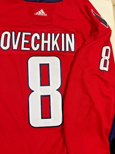 Camiseta deportiva grande Alexander Ovechkin #8 roja local Adidas Breakaway Washington Capitals - Imagen 1 de 6